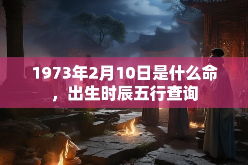 1973年2月10日是什么命，出生时辰五行查询