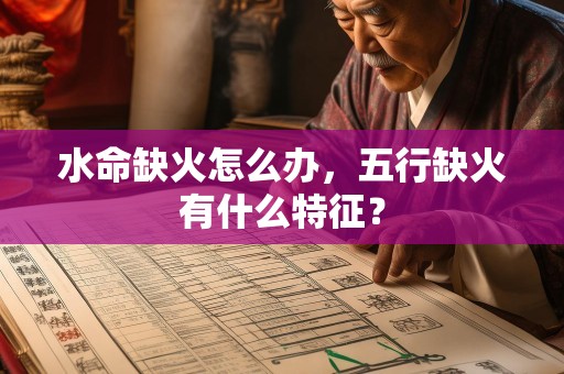 水命缺火怎么办，五行缺火有什么特征？