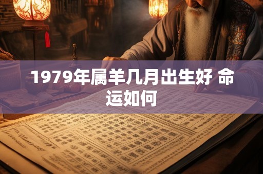 1979年属羊几月出生好 命运如何