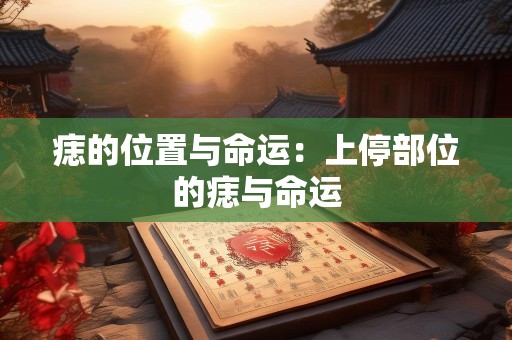痣的位置与命运：上停部位的痣与命运
