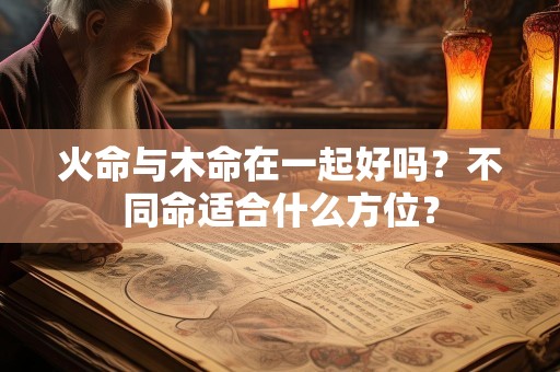 火命与木命在一起好吗？不同命适合什么方位？