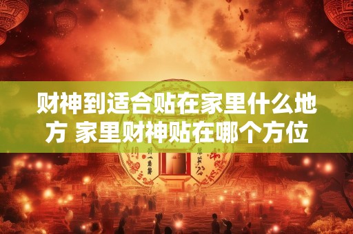 财神到适合贴在家里什么地方 家里财神贴在哪个方位好