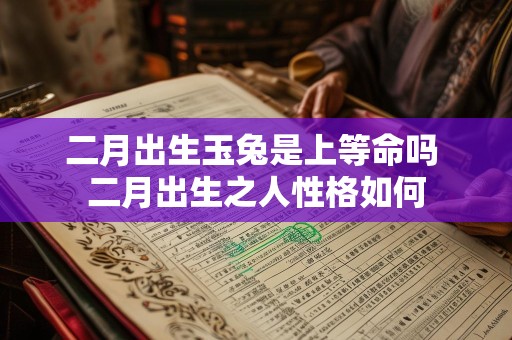 二月出生玉兔是上等命吗 二月出生之人性格如何