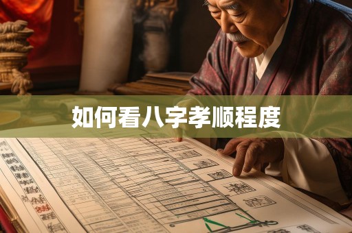 如何看八字孝顺程度