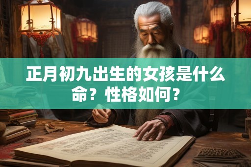 正月初九出生的女孩是什么命？性格如何？