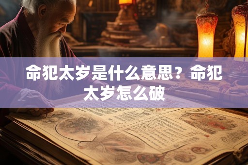 命犯太岁是什么意思？命犯太岁怎么破