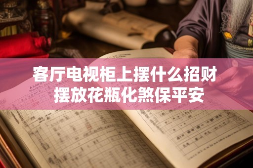 客厅电视柜上摆什么招财  摆放花瓶化煞保平安