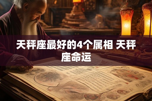 天秤座最好的4个属相 天秤座命运