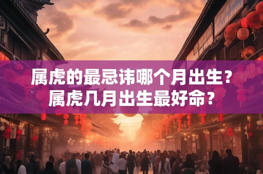 属虎的最忌讳哪个月出生？属虎几月出生最好命？
