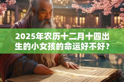 2025年农历十二月十四出生的小女孩的命运好不好？