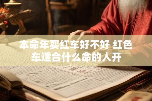 本命年买红车好不好 红色车适合什么命的人开