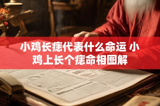 小鸡长痣代表什么命运 小鸡上长个痣命相图解