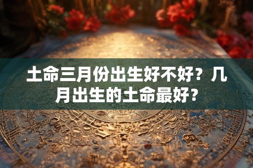 土命三月份出生好不好？几月出生的土命最好？