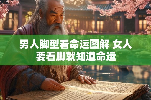男人脚型看命运图解 女人要看脚就知道命运