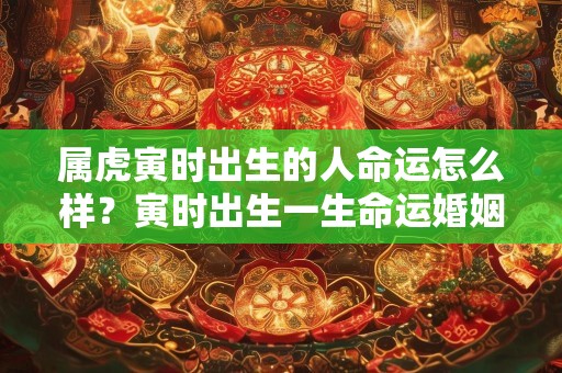 属虎寅时出生的人命运怎么样？寅时出生一生命运婚姻