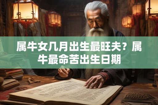 属牛女几月出生最旺夫？属牛最命苦出生日期