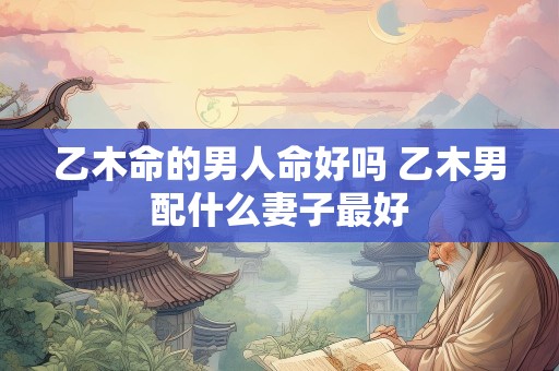 乙木命的男人命好吗 乙木男配什么妻子最好