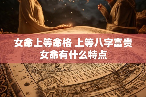 女命上等命格 上等八字富贵女命有什么特点