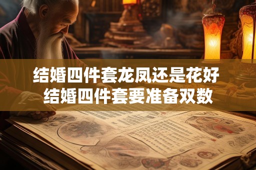 结婚四件套龙凤还是花好 结婚四件套要准备双数