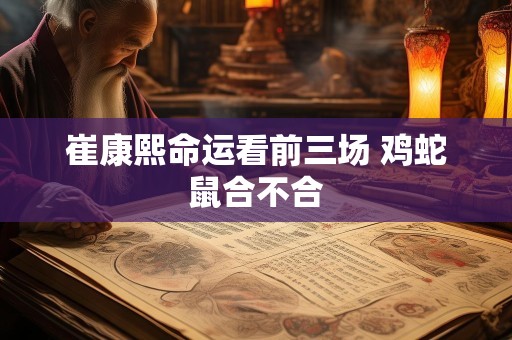 崔康熙命运看前三场 鸡蛇鼠合不合