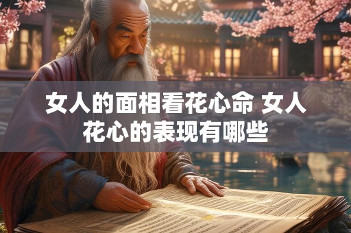 女人的面相看花心命 女人花心的表现有哪些