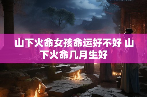 山下火命女孩命运好不好 山下火命几月生好