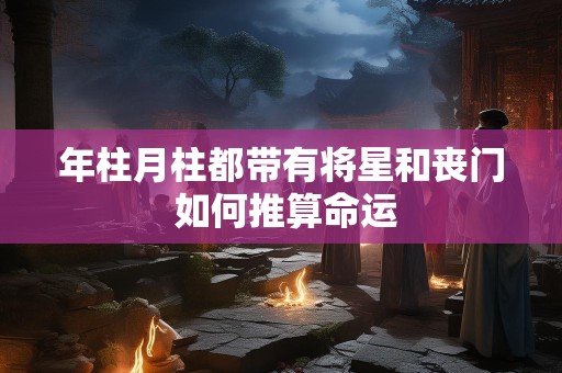 年柱月柱都带有将星和丧门 如何推算命运