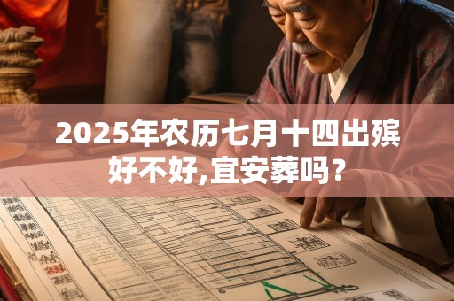 2025年农历七月十四出殡好不好,宜安葬吗？