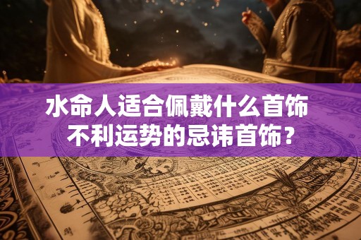 水命人适合佩戴什么首饰 不利运势的忌讳首饰？