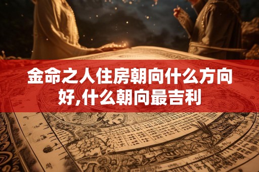 金命之人住房朝向什么方向好,什么朝向最吉利