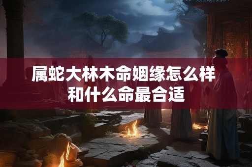 属蛇大林木命姻缘怎么样 和什么命最合适