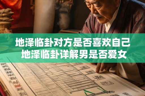 地泽临卦对方是否喜欢自己 地泽临卦详解男是否爱女