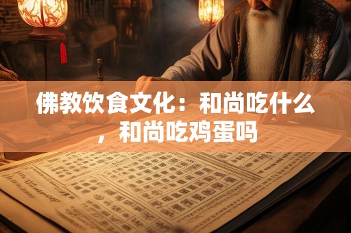 佛教饮食文化：和尚吃什么，和尚吃鸡蛋吗