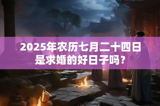 2025年农历七月二十四日是求婚的好日子吗？