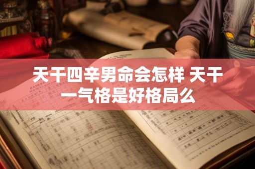 天干四辛男命会怎样 天干一气格是好格局么