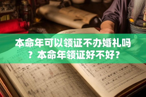 本命年可以领证不办婚礼吗？本命年领证好不好？