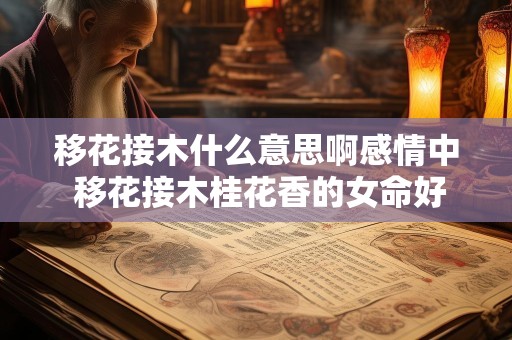 移花接木什么意思啊感情中 移花接木桂花香的女命好不好