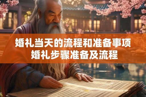 婚礼当天的流程和准备事项 婚礼步骤准备及流程