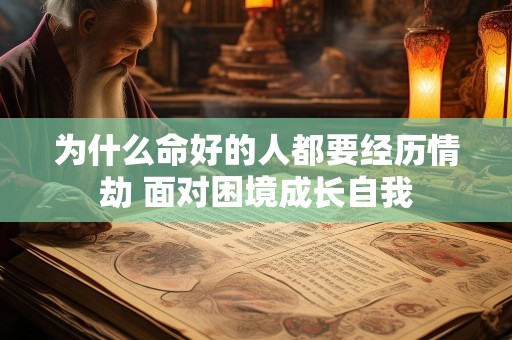 为什么命好的人都要经历情劫 面对困境成长自我