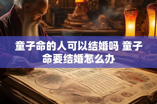童子命的人可以结婚吗 童子命要结婚怎么办