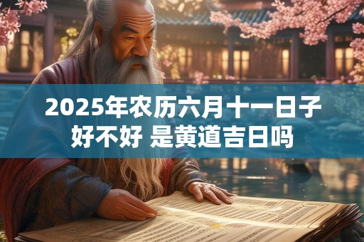 2025年农历六月十一日子好不好 是黄道吉日吗