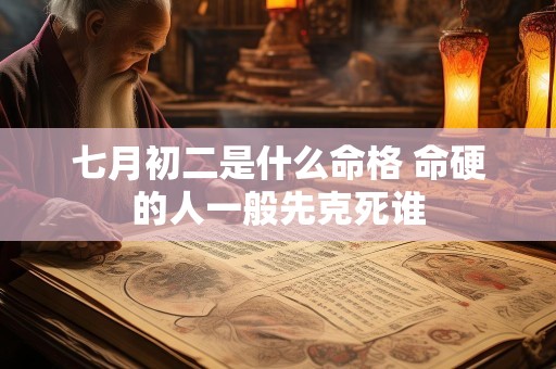 七月初二是什么命格 命硬的人一般先克死谁