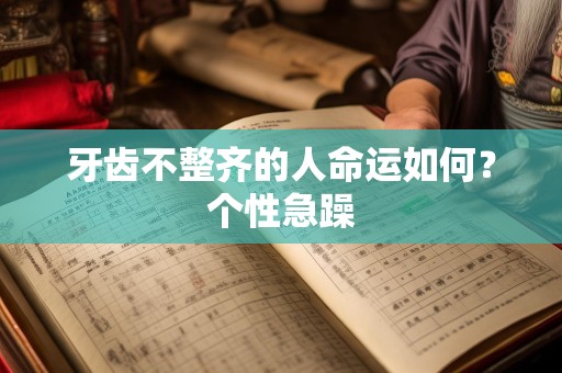 牙齿不整齐的人命运如何？个性急躁