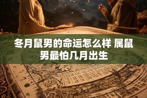 冬月鼠男的命运怎么样 属鼠男最怕几月出生