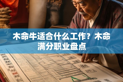 木命牛适合什么工作？木命满分职业盘点