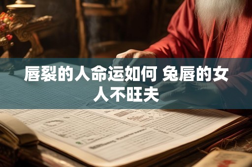 唇裂的人命运如何 兔唇的女人不旺夫
