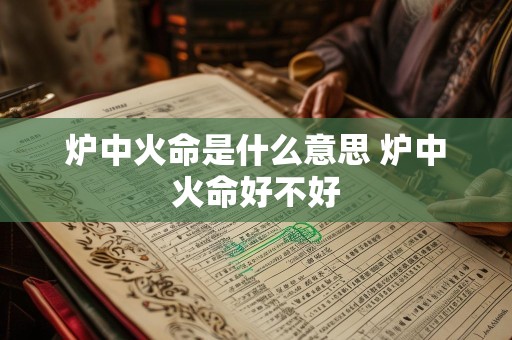 炉中火命是什么意思 炉中火命好不好