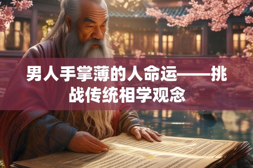 男人手掌薄的人命运——挑战传统相学观念