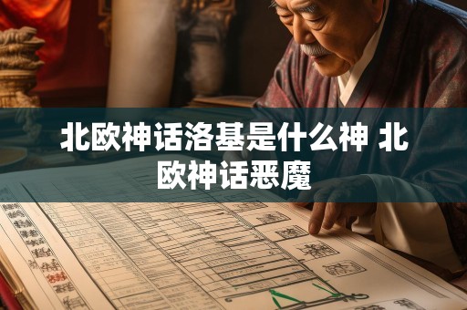 北欧神话洛基是什么神 北欧神话恶魔