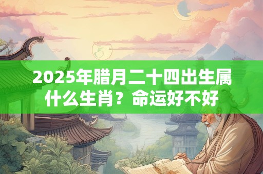 2025年腊月二十四出生属什么生肖？命运好不好